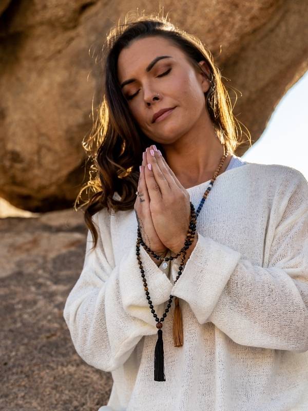 Jasper Meditation Mala Beads - Trustful Mind