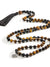 Perseverance - Hand-Knotted 108 Mala Beads Necklace | Tigers Eye & Rainbow Obsidian | Mala of Merit-Mala of Merit™